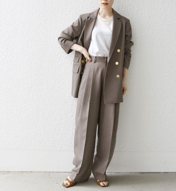 SHIPS any「SHIPS any:〈洗濯機可能〉アイビー ブレザー ダブル ジャケット」|テーラードジャケット|