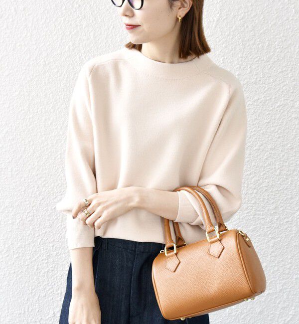 SHIPS any「SHIPS any:〈手洗い可能〉ミラノリブ スタンドネック プルオーバー」|ニット・セーター|