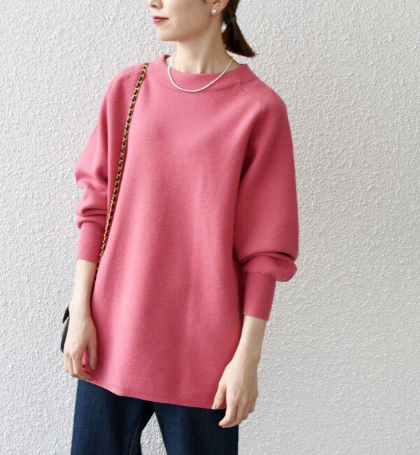 SHIPS any「SHIPS any:〈手洗い可能〉ミラノリブ スタンドネック プルオーバー」|ニット・セーター|