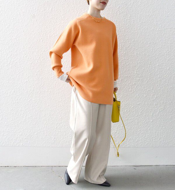 SHIPS any「SHIPS any:〈手洗い可能〉ミラノリブ スタンドネック プルオーバー」|ニット・セーター|