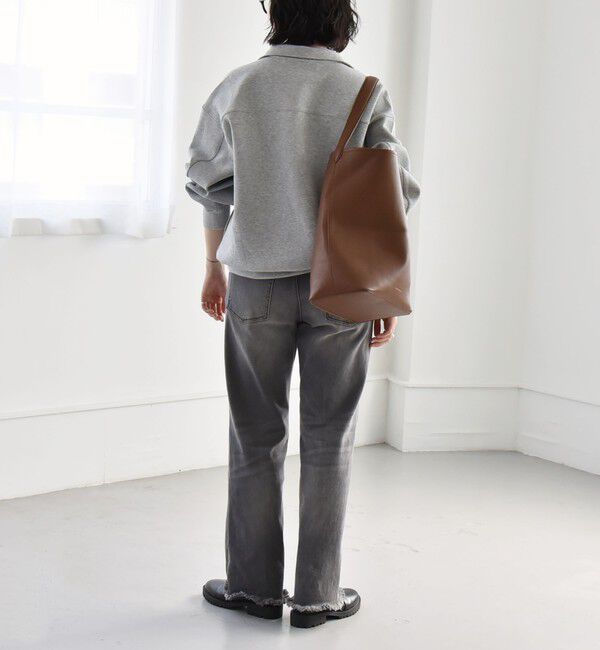 quaranciel「quaranciel:〈洗濯機可能〉ハンサム テーパード デニム パンツ 2」|デニム|