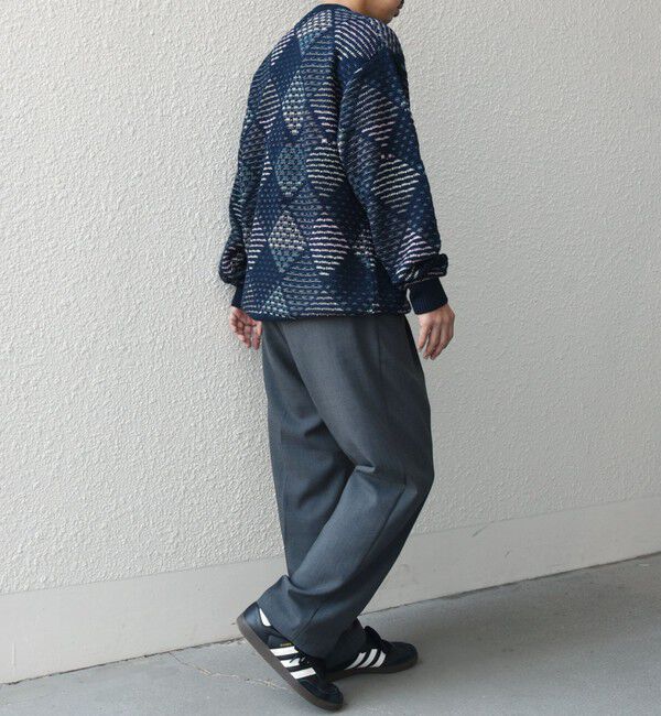 SHIPS any「SHIPS any: 〈手洗い可能〉ジオメトリック ジャガード クルーネック ルーズ ニット◇」|その他|