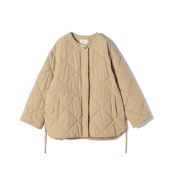 SHIPS for women「〈手洗い可能〉キルティング サイドジップ ブルゾン」|ブルゾン・スタジャン|
