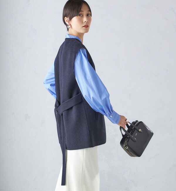 SHIPS for women「配色 リバー ジレ」|ベスト・ジレ|