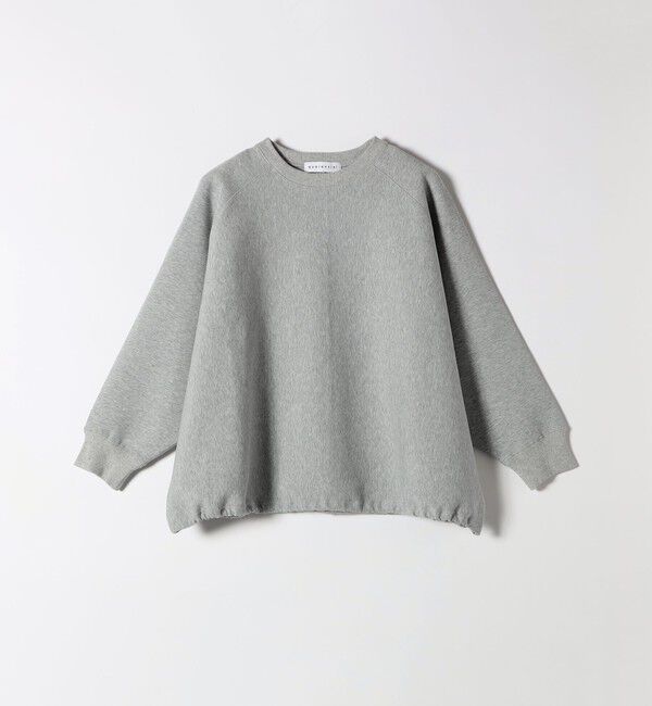 quaranciel「《一部追加予約》quaranciel:〈洗濯機可能〉ポンチ ドロスト ルーズ プルオーバー」|スウェット・ジャージ|