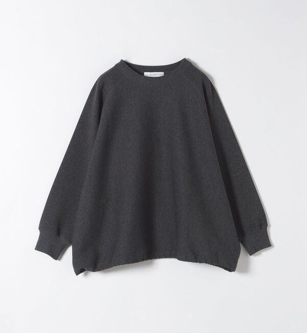 quaranciel「《一部追加予約》quaranciel:〈洗濯機可能〉ポンチ ドロスト ルーズ プルオーバー」|スウェット・ジャージ|