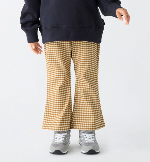 SHIPS Colors 「SHIPS Colors: 100~130cm /〈洗濯機可能〉ストレッチ フレア パンツ」|その他|ベージュ