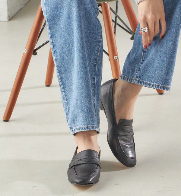 SHIPS for women「PASCUCCI:SOFT LOAFFER」|ローファー|ブラック