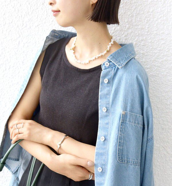 SHIPS for women「〈洗濯機可能〉2WAY ラメ タンクトップ」|タンクトップ|