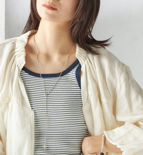 SHIPS for women「シズク トップ アジャスター ネックレス」|ネックレス|シルバー
