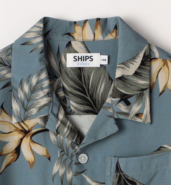 SHIPS Colors 「SHIPS Colors:〈洗濯機可能〉80～130cm / レーヨン プリント シャツ」|シャツ・ブラウス|