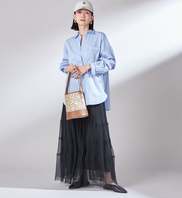 SHIPS for women「〈手洗い可能〉チュール プリーツ ティアード スカート」|スカート|