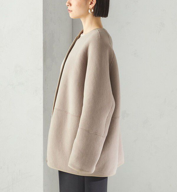 SHIPS for women「【一部WEB限定】〈手洗い可能〉NEW リバーシブル ボア ブルゾン」|ブルゾン・スタジャン|