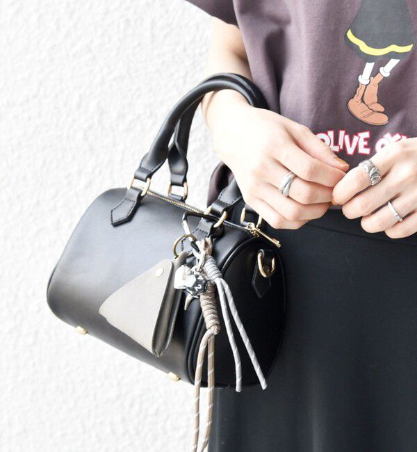 SHIPS any「《追加予約》VELETTO: 2WAY ショルダー ミニ ボストン バッグ」|ボストンバッグ|