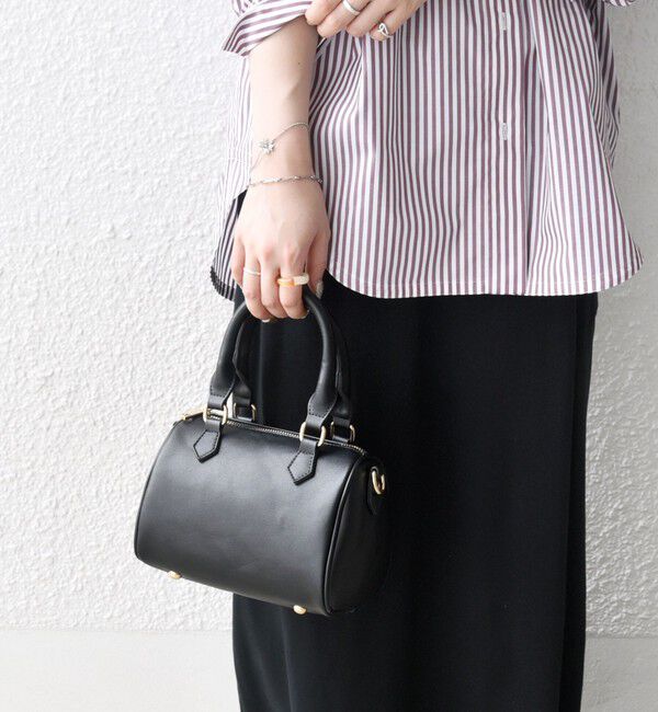 SHIPS any「《追加予約》VELETTO: 2WAY ショルダー ミニ ボストン バッグ」|ボストンバッグ|