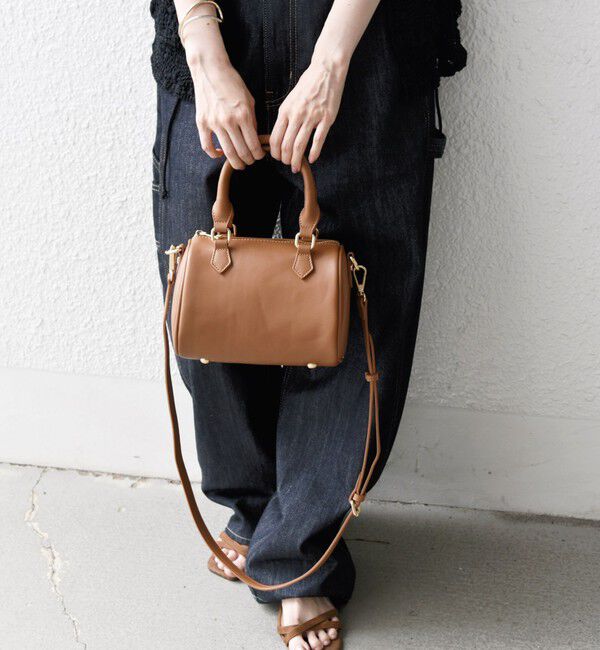 SHIPS any「《追加予約》VELETTO: 2WAY ショルダー ミニ ボストン バッグ」|ボストンバッグ|