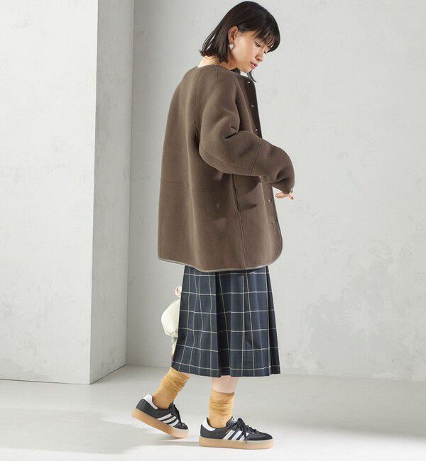 SHIPS for women「《一部追加予約》チェック ボックス プリーツ スカート」|スカート|