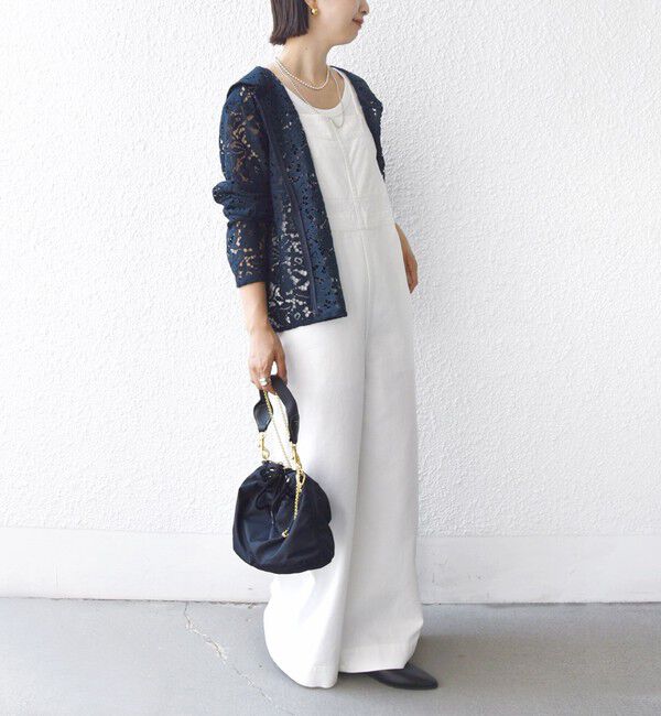 SHIPS for women「〈手洗い可能〉レース ジップアップ パーカ」|パーカー|