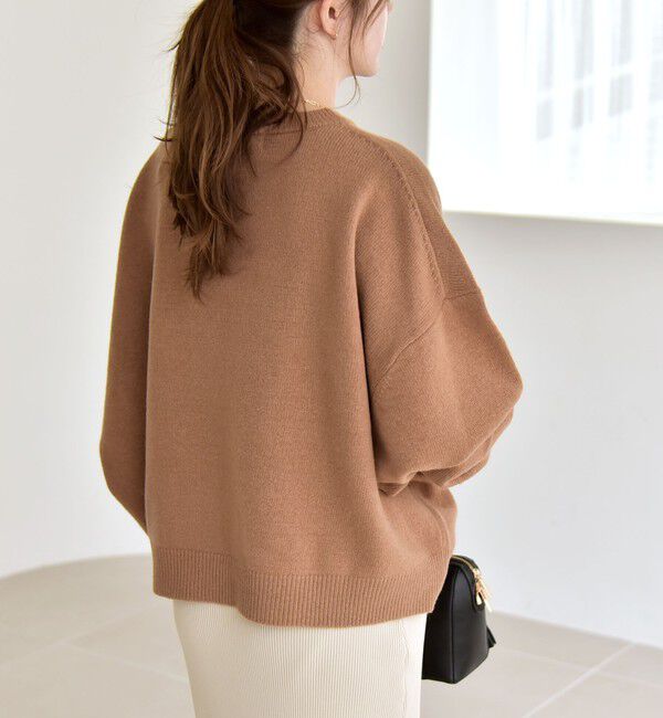 quaranciel「quaranciel:〈手洗い可能〉AQUA カシミヤ ミックス ドルマン ニット 25AW」|ニット・セーター|