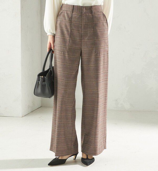 SHIPS for women「〈手洗い可能〉DELEGANT  ストレート パンツ（セットアップ対応）」|その他|