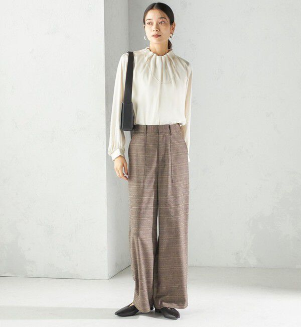 SHIPS for women「〈手洗い可能〉DELEGANT  ストレート パンツ（セットアップ対応）」|その他|