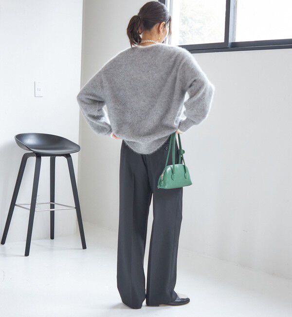 SHIPS for women「杢 フォックス カシミヤ クルーネック ニット プルオーバー」|ニット・セーター|