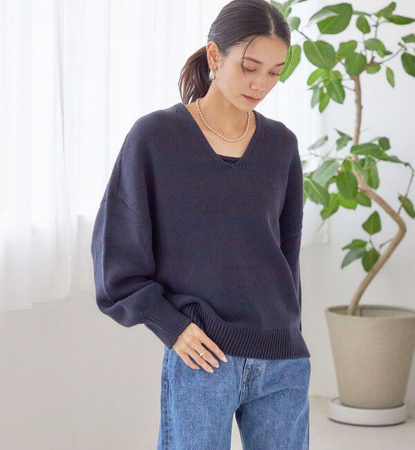 SHIPS for women「〈手洗い可能〉バルキーヤーン プルオーバー」|ニット・セーター|