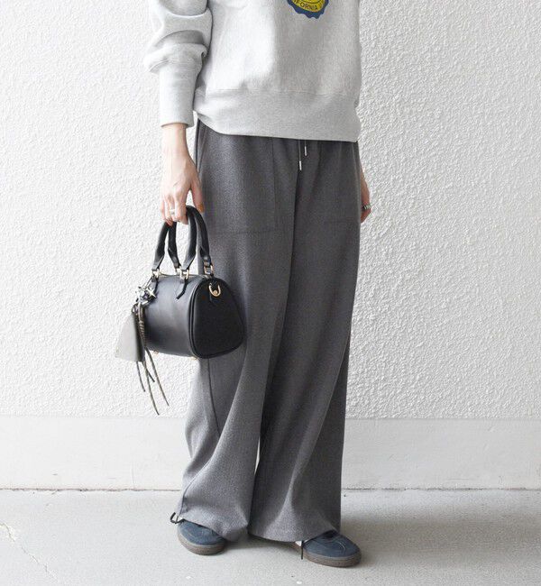 SHIPS any「SHIPS any:〈手洗い可能〉ウォーム イージー ワイド ストレート パンツ」|その他|