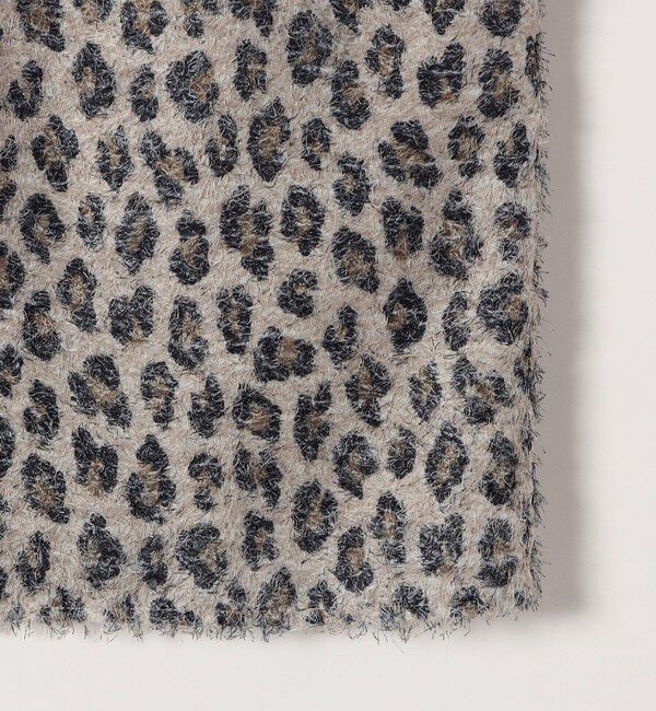 SHIPS any「SHIPS any:〈手洗い可能〉レオパード ジャカード Iライン イージー スカート」|タイト|