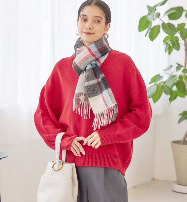 SHIPS for women「カシミヤ リバーシブル マフラー」|マフラー|