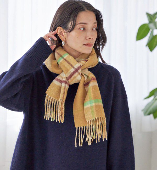 SHIPS for women「カシミヤ リバーシブル マフラー」|マフラー|