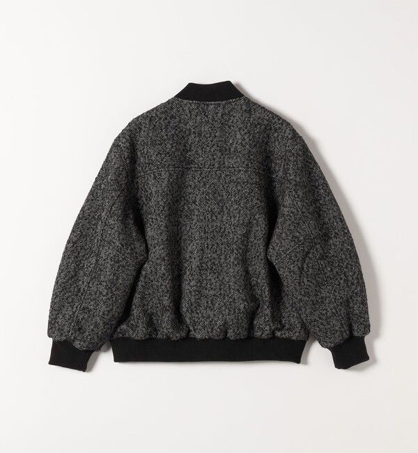 quaranciel「quaranciel: ツイード ダブル ジップ ブルゾン」|ブルゾン・スタジャン|