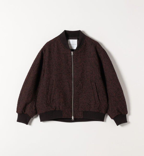 quaranciel「quaranciel: ツイード ダブル ジップ ブルゾン」|ブルゾン・スタジャン|