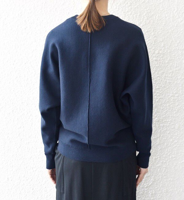 SHIPS any「SHIPS any:〈洗濯機可能〉クルーネック ドルマン ベーシック ニット プルオーバー」|ニット・セーター|