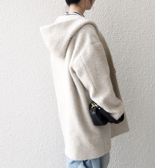 SHIPS any「SHIPS any: シャギー フーディー ガウン コート」|その他|