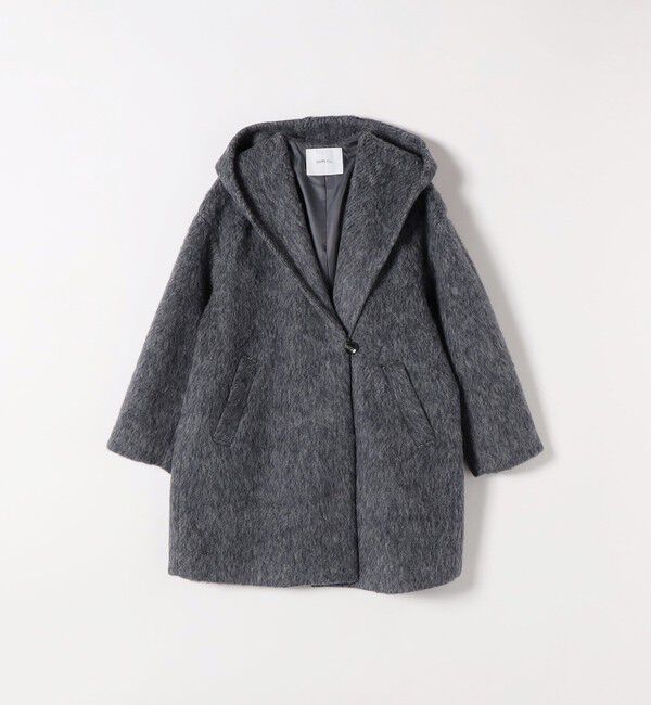 SHIPS any「SHIPS any: シャギー フーディー ガウン コート」|その他|