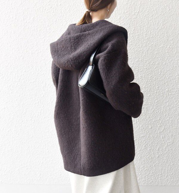 SHIPS any「SHIPS any: シャギー フーディー ガウン コート」|その他|