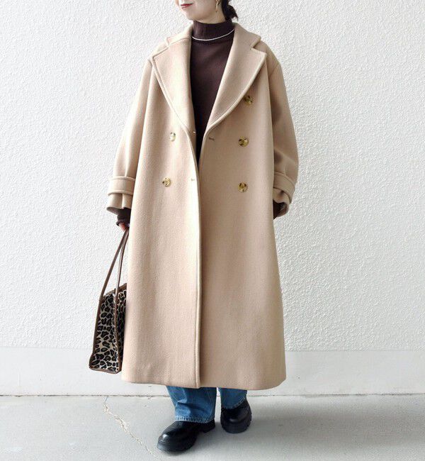 SHIPS any「【WEB限定】SHIPS any: PURE WOOL ロング テーラード コート」|チェスターコート|