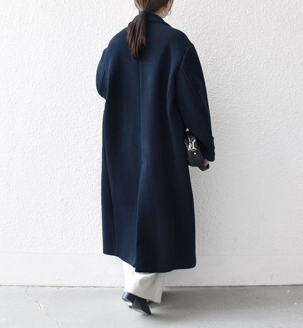 SHIPS any「【WEB限定】SHIPS any: PURE WOOL ロング テーラード コート」|チェスターコート|
