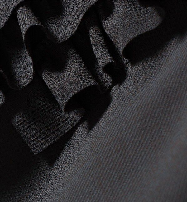 SHIPS for women「〈洗濯機可能〉ポリエステル カルゼ フリル ブラウス」|シャツ・ブラウス|