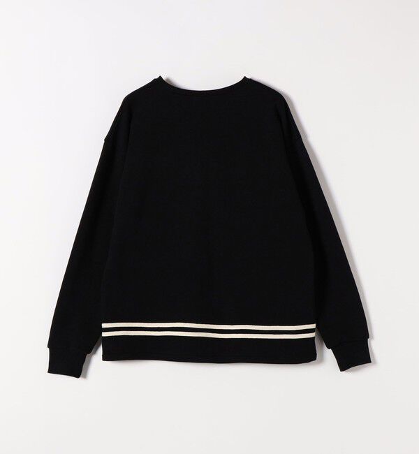 SHIPS any「SHIPS any:〈洗濯機可能〉裏起毛 パールモチーフ 刺繍 ワイド スウェット」|スウェット・ジャージ|