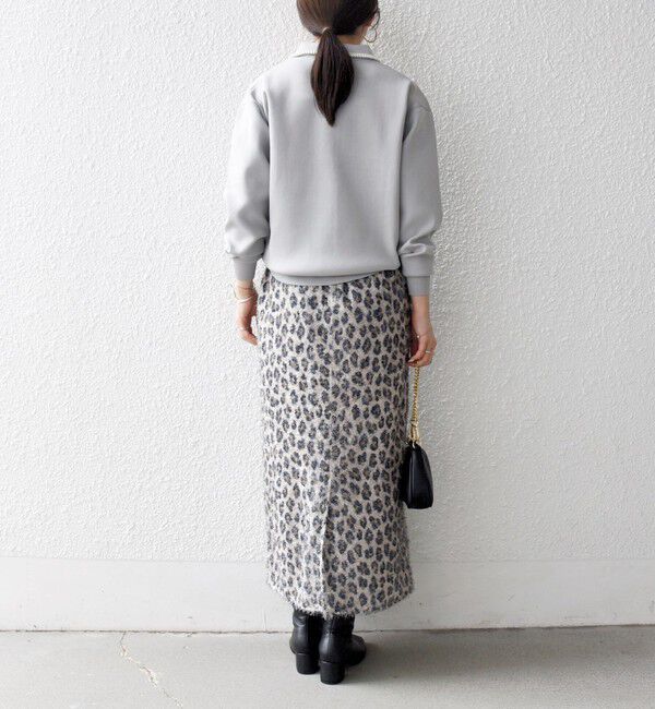 SHIPS any「SHIPS any:〈手洗い可能〉パール モチーフ 襟付き スキッパー ニット プルオーバー」|ニット・セーター|