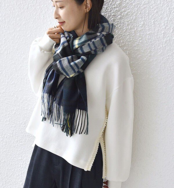 SHIPS for women「【WEB限定】〈手洗い可能〉サイド スリット フリル ダンボール カットソー」|Tシャツ・カットソー|