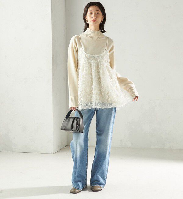 SHIPS for women「〈手洗い可能〉前後 2WAY レース キャミソール」|キャミソール|