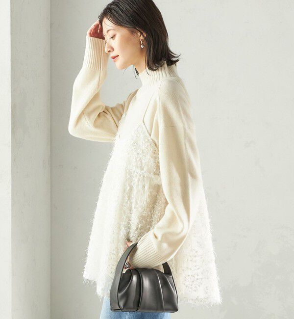 SHIPS for women「〈手洗い可能〉前後 2WAY レース キャミソール」|キャミソール|