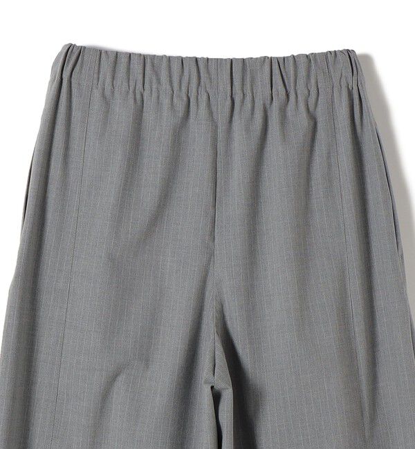 SHIPS for women「《一部追加予約》〈手洗い可能〉トロ ピン ストライプ ウエスト ギャザー パンツ」|その他|