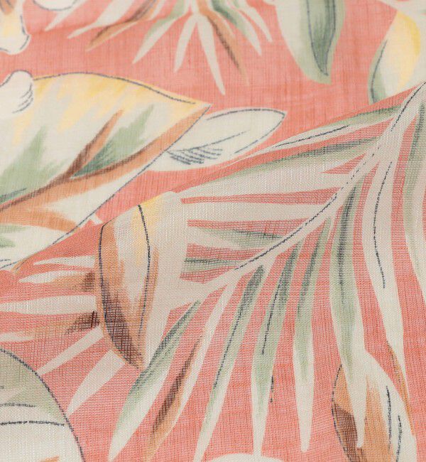 SHIPS「Vincenzo Miozza: コットン リネン リーフ バンダナ」|バンダナ・スカーフ|