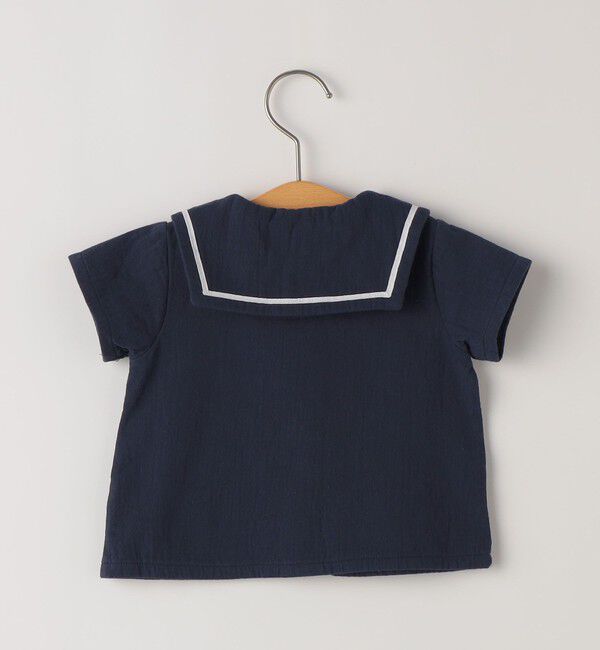 SHIPS KIDS「SHIPS KIDS:70～80cm / セーラー セットアップ」|ロンパース|