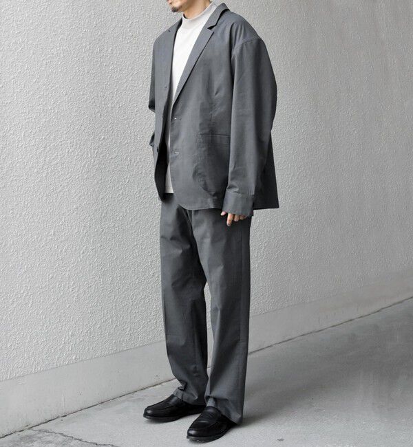 SHIPS any「【WEB限定】SHIPS any: ハイブリッド リネン イージーパンツ (セットアップ対応)26SS◆」|チノ|