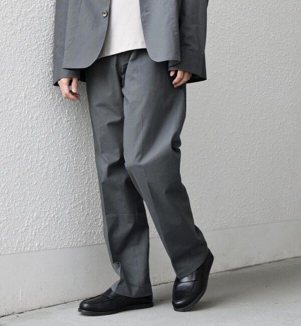 SHIPS any「【WEB限定】SHIPS any: ハイブリッド リネン イージーパンツ (セットアップ対応)26SS◆」|チノ|